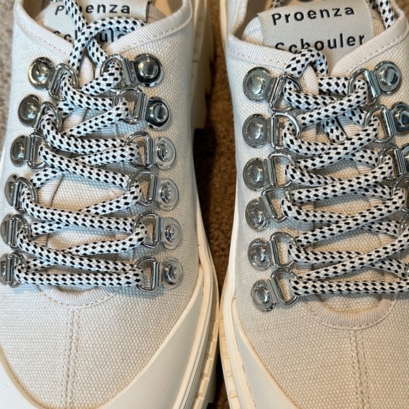 🐼Proenza Schouler City Lug Shoes In White - Size 39 - NWT🐼 - Picture 3 of 8